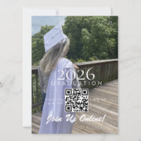 Graduation Online Invitation QR Code 2026