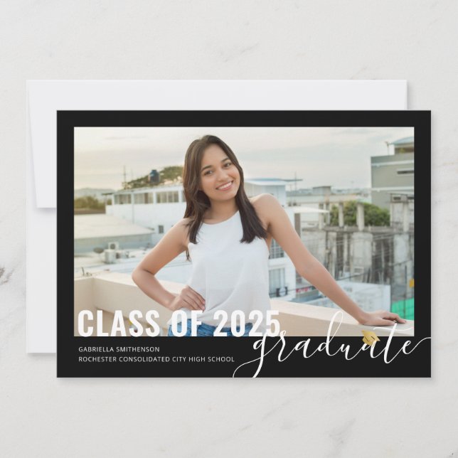 Graduation Open House Classe de 2025 Invitation (Devant)
