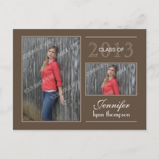 Graduation Open House Postcard