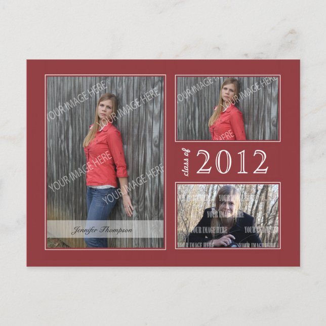 Graduation Open House Postcard (Front)