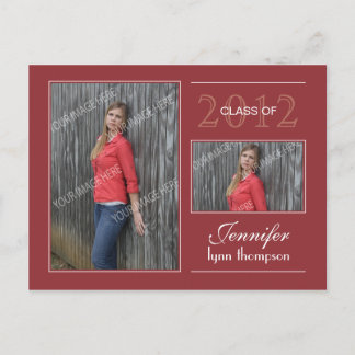 Graduation Open House Postcard