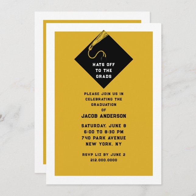 Graduation Party 2025 Invitation (Front/Back)