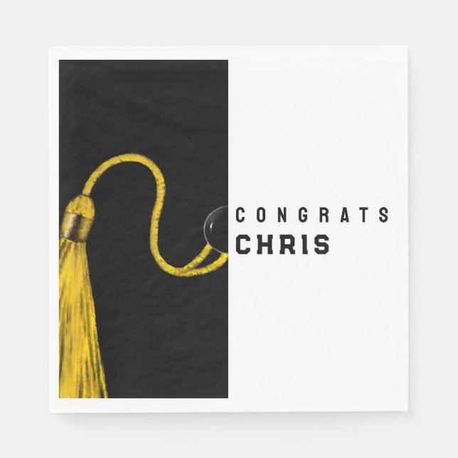 Graduation Party 2025 Napkin (Front)