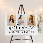 Graduation Party 3 Photo & Black Script Bienvenue