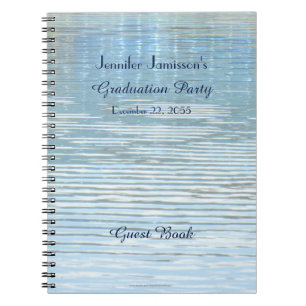 Graduation Party Abstract Reflection Guest Book