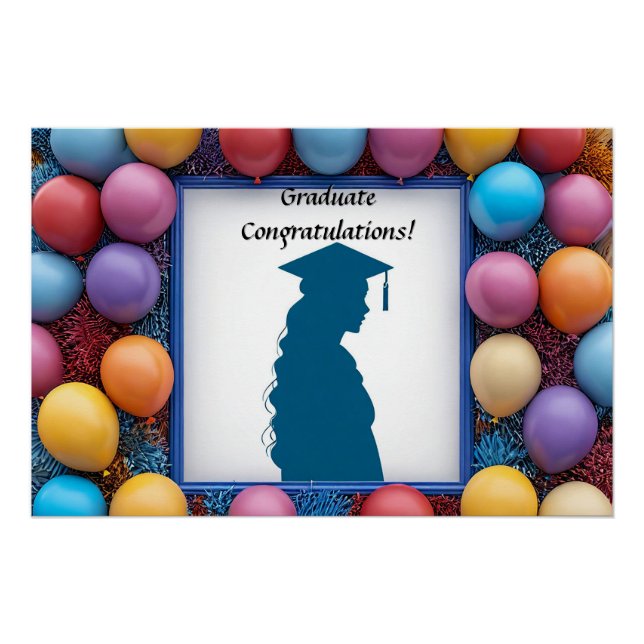 🎓 Graduation Party Balloon Decor For Celebration  (Front)