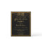 Graduation party black gold 2025 invitation