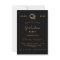 Graduation party black gold 2025 minimalist