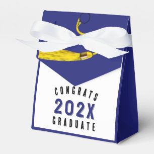 Graduation Party Blue Favour Box