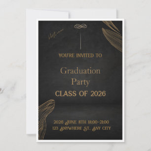 Graduation Party Celebration – A Stylish Milestone Invitation