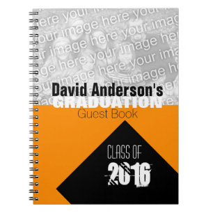 Graduation Party Class of 2018 Custom O Guest Book