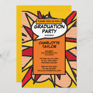 Graduation Party Class of 2022 Modern Fun Stylish Invitation