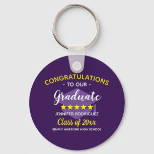 Graduation Party Congratulations To Our Graduate Keychain