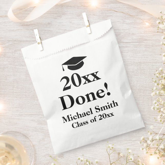 Graduation Party Custom To-go Treat Bags Favour Ba (Clipped)