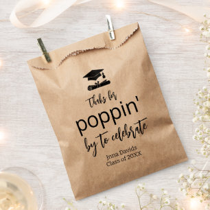  Graduation Party Decor Popcorn Class of 2025 Favour Bag