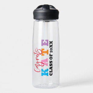 Graduation Party Favour Custom Personalized Name Water Bottle