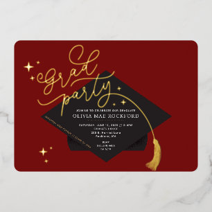 Graduation Party Foil Invitation