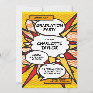 Graduation Party Fun Modern Class of 2021 Invitation