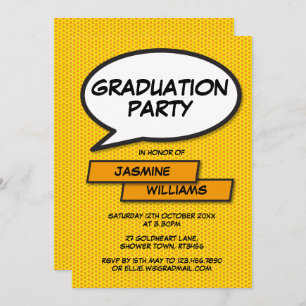 Graduation Party Fun Modern Class of 2022 Invitation