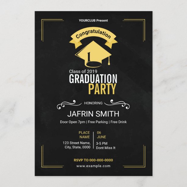 Free Graduation Invitations | Zazzle.ca