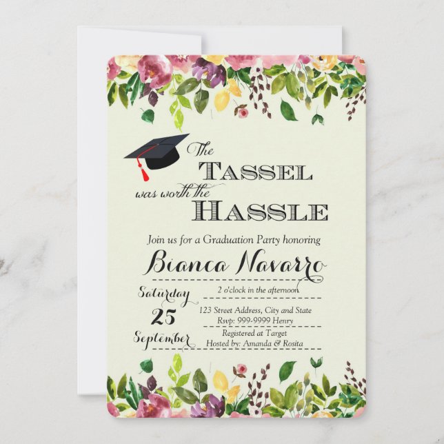 Graduation Party Invitation (Front)