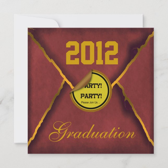 Graduation Party Invitation (Front)