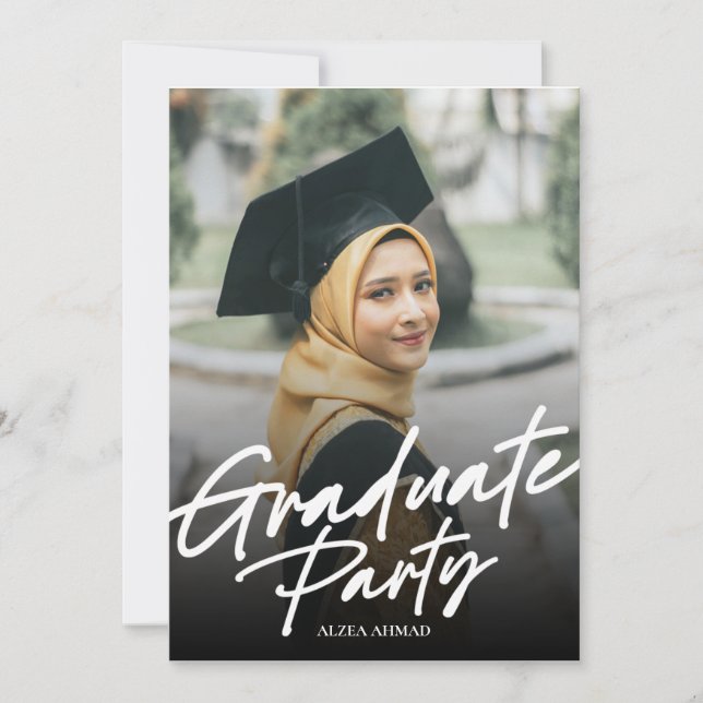 Graduation Party  Invitation (Front)