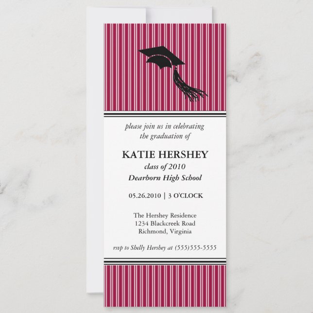 Graduation Party Invitation (Front)