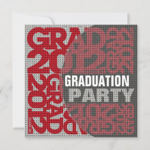 Graduation Party Invitation 2012 Red 4