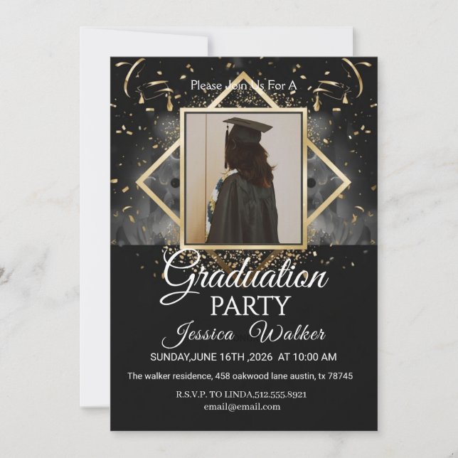 Graduation Party Invitation 2026 (Front)
