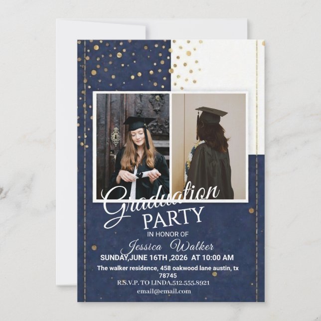 Graduation Party Invitation 2026  (Front)