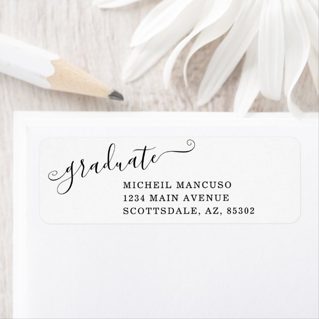 Graduation Party Invitation / Announcement Address (Insitu)
