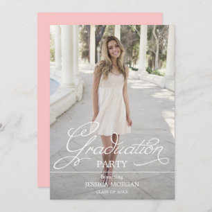 Graduation Party Invitation Script with Photo