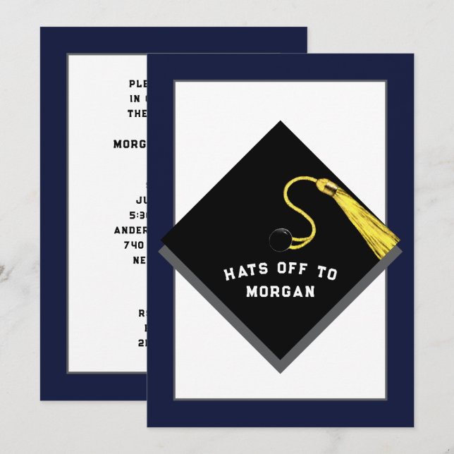 Graduation Party Invitations (Front/Back)