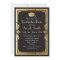 Graduation Party Invite Art Deco Gatsby Gold 1920s