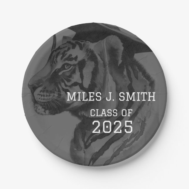 Graduation Party Paper Plates (Front)