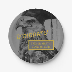 Graduation Party Paper Plates   Eagle