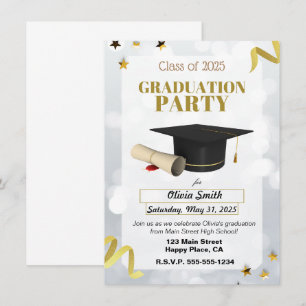 GRADUATION PARTY PERSONALIZED INVITATIONS