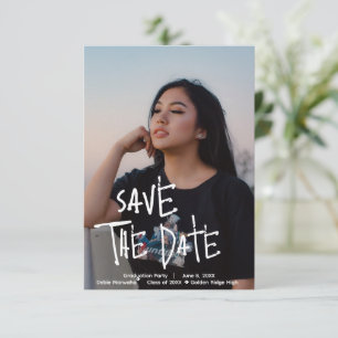 Graduation Party Personalized Save the Date Card