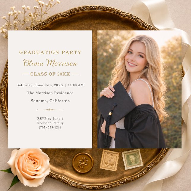 Graduation Party Photo  Invitation (Creator Uploaded)