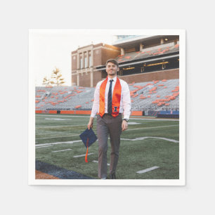 Graduation Party Photo Paper Napkin