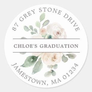 Graduation Party Return Address Label