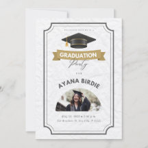 Graduation Party Save the Date Invitation