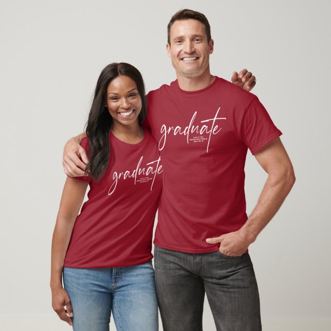 Graduation Party Senior Class Year Custom T-Shirt (Unisex)