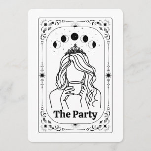 Graduation Party Tarot Nurse Graduate Law School Invitation