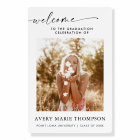 Graduation Party Welcome Sign | Boho Photo Welcome