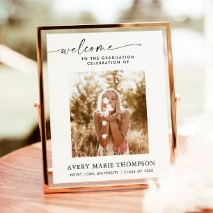 Graduation Party Welcome Sign Boho Photo Welcome