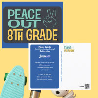 Graduation Peace Out 8th Grade Party