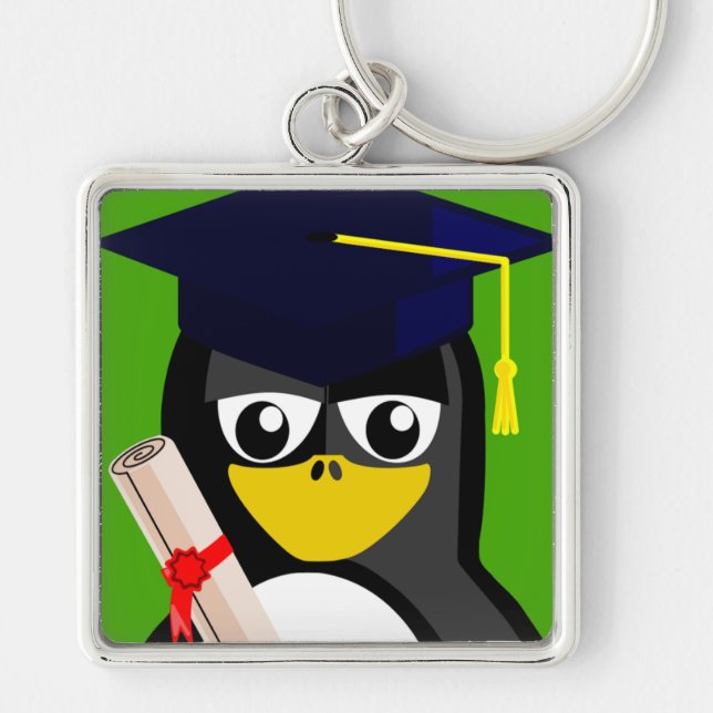 GRADUATION PENGUIN KEYCHAIN (Front)