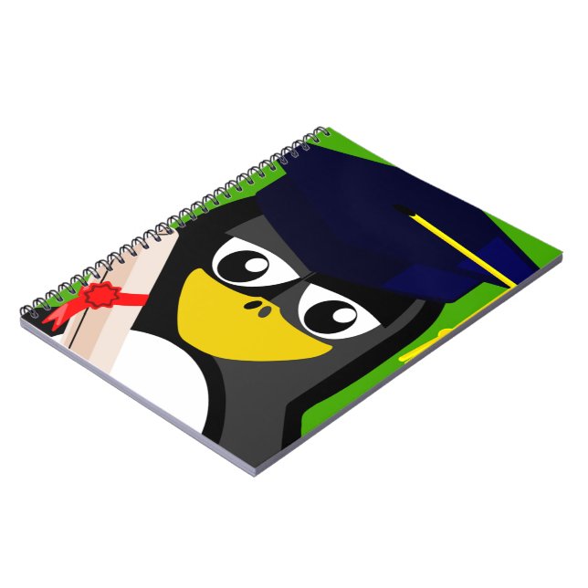 GRADUATION PENGUIN NOTEBOOK (Left Side)